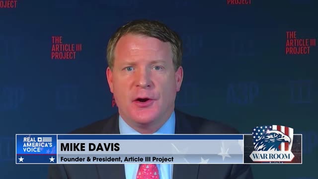 Mike Davis: The Democrats have perfected election fraud through our mail system and that's why they're freaking out, because President Trump issued an