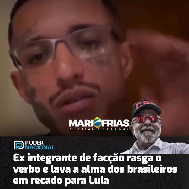 O traficante que se diz “protetor da favela” é o mesmo que coloca crianças em risco, que faz mães enterrarem filhos e que desafia o Estado achando que tem poder.