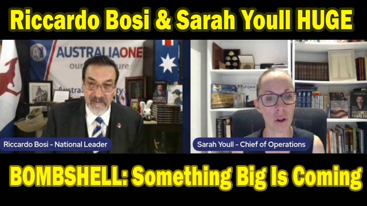 Riccardo Bosi & Sarah Youll HUGE Intel Oct 9: BOMBSHELL: Something Big Is Coming