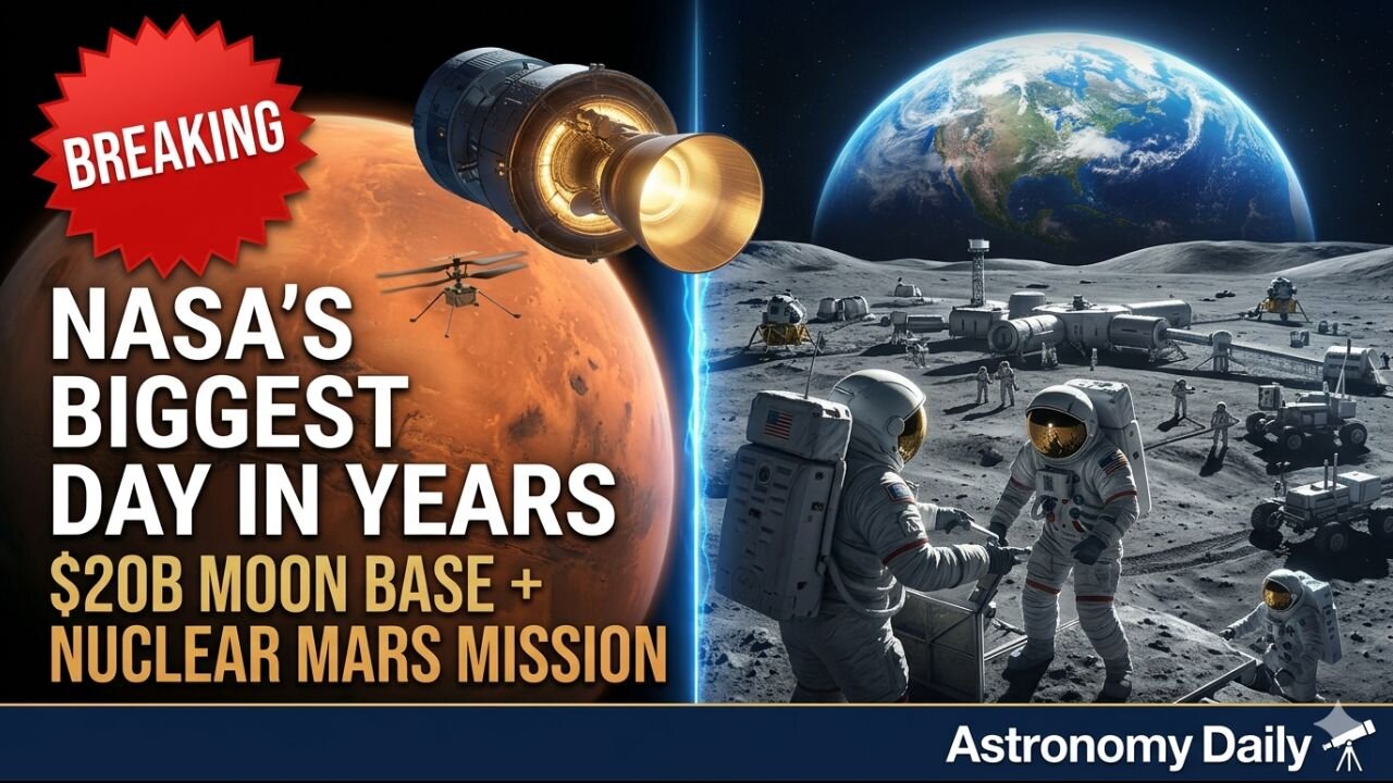 NASA Cancels Lunar Gateway & Plans $20 Billion Moon Base | Today's Space News