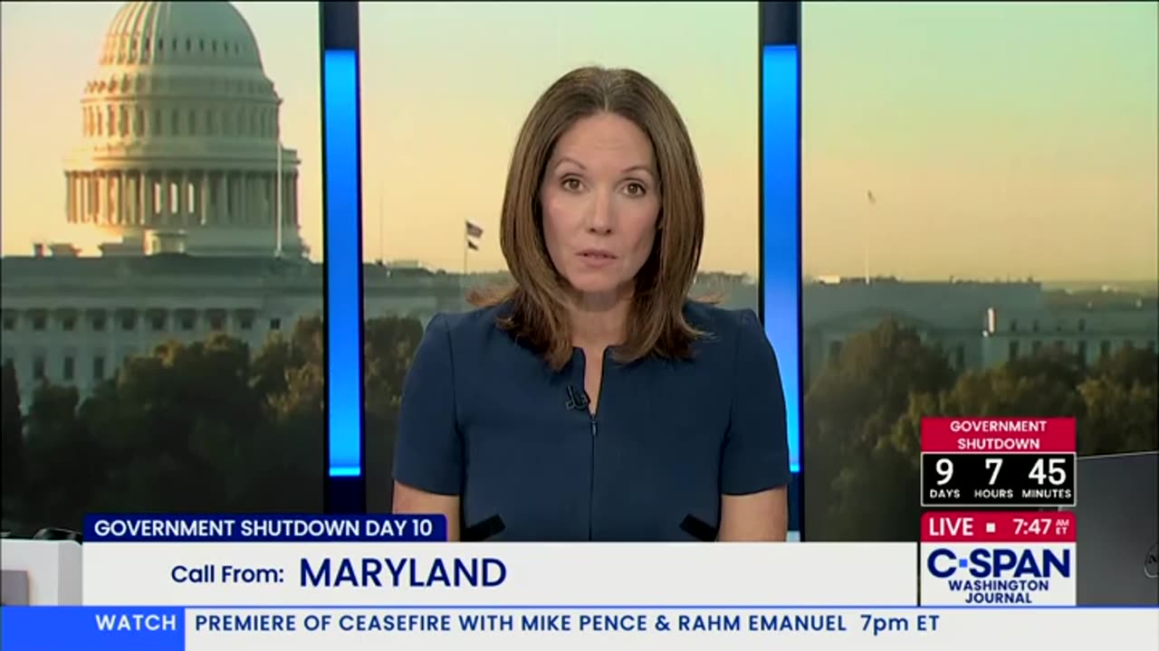 C-SPAN Caller Says Migrant Invaders Under Biden Led To Government Shutdown