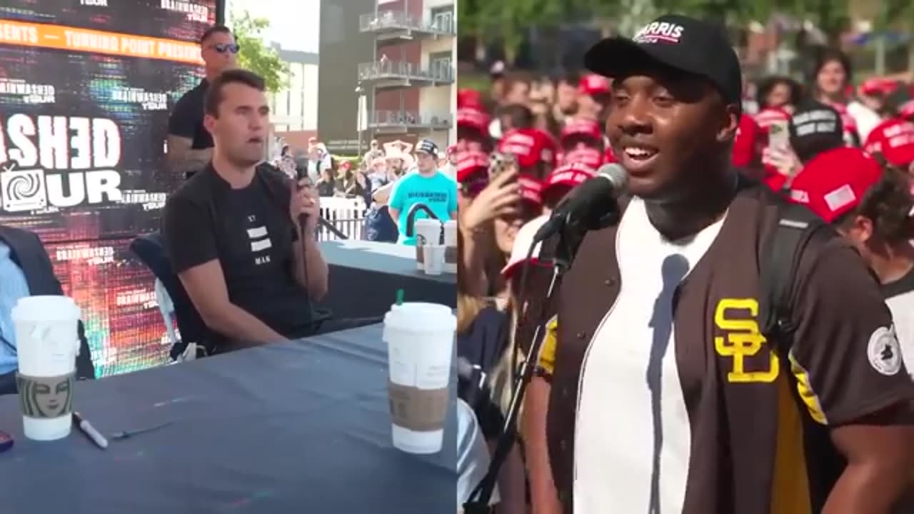 Charlie Kirk & Rob Schneider Grill College Brat into Oblivion
