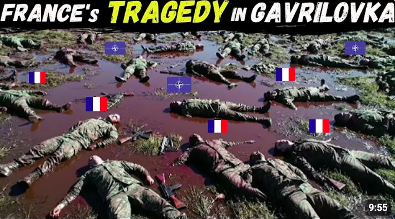 Russia used the worlds most powerful aerial bomb against French army officers in Gavrilovka