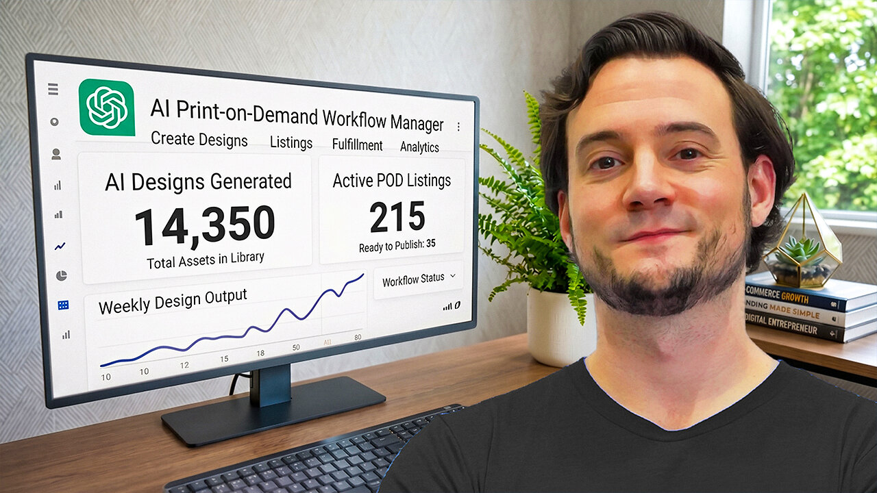 The AI Print on Demand Workflow That Saves 20+ Hours a Week