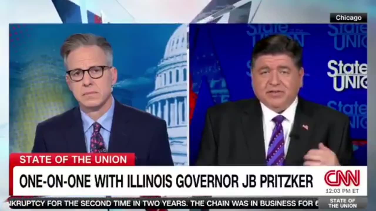 GOV. PRITZKER: Trump is making it a war zone. They need to get out of Chicago.