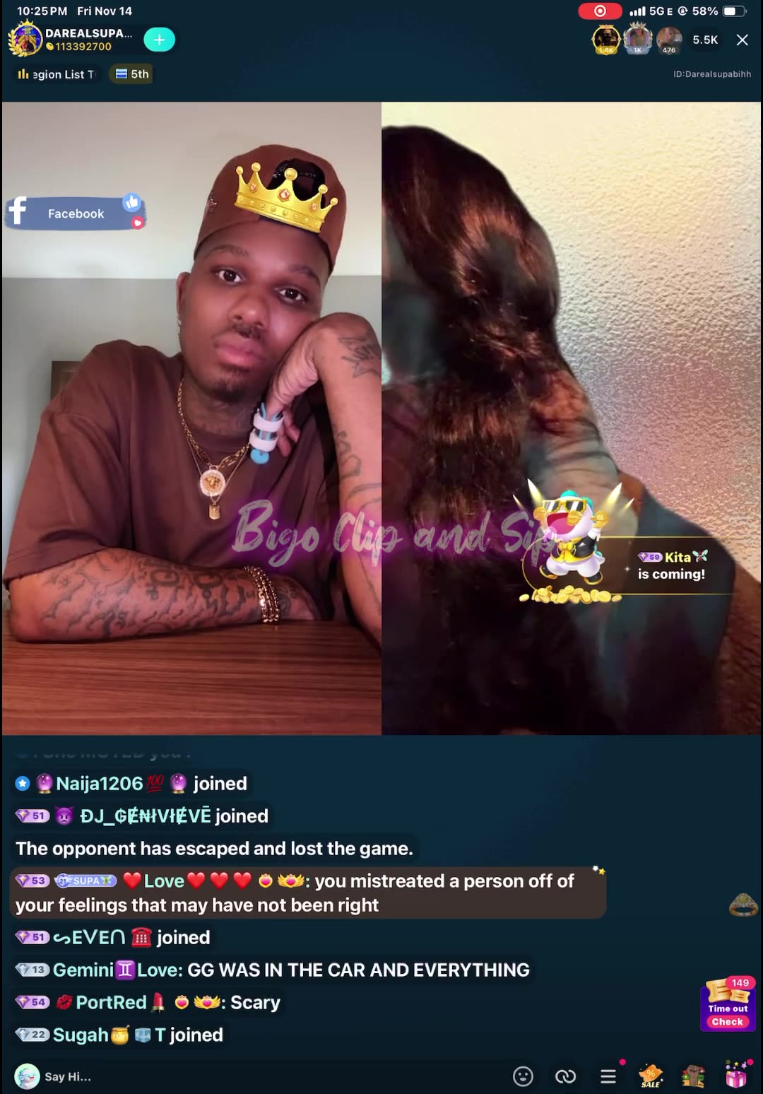 Supa n Liyah talk about spitting incident n police were called pt 1 11/14/25 #bigoclipandsip