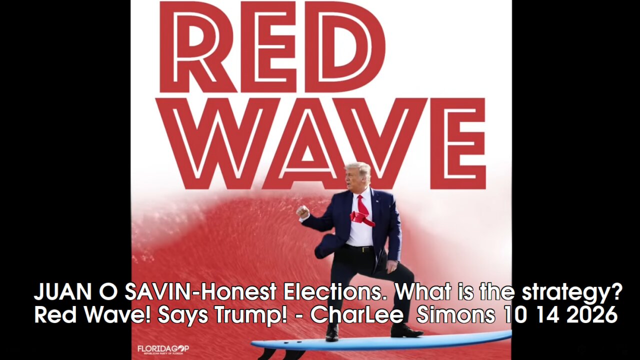 Red Wave Fail JUAN O SAVIN-Honest Elections. Red Wave! Says Trump! - CharLee Simons ...