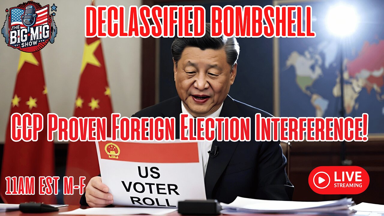 Bombshell CCP & Iran Proven Foreign Election Interference!