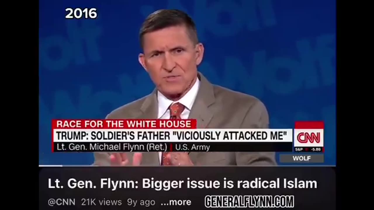 We have a significant problem w/ radical islam & we have to address it. ~ In 2016 Gen Flynn issued Warning - then suffered greatly for it!