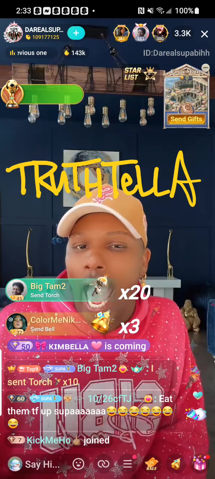 DAREALSUPABIHH MIDDAY LIVE GOING IN