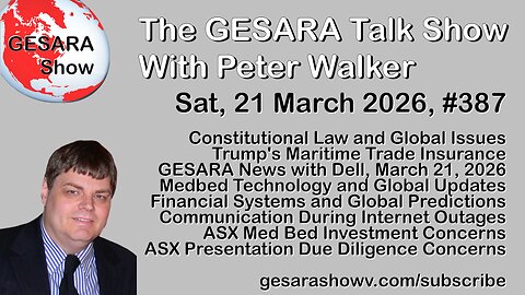 2026-03-21 GESARA Talk Show 387 - Saturday