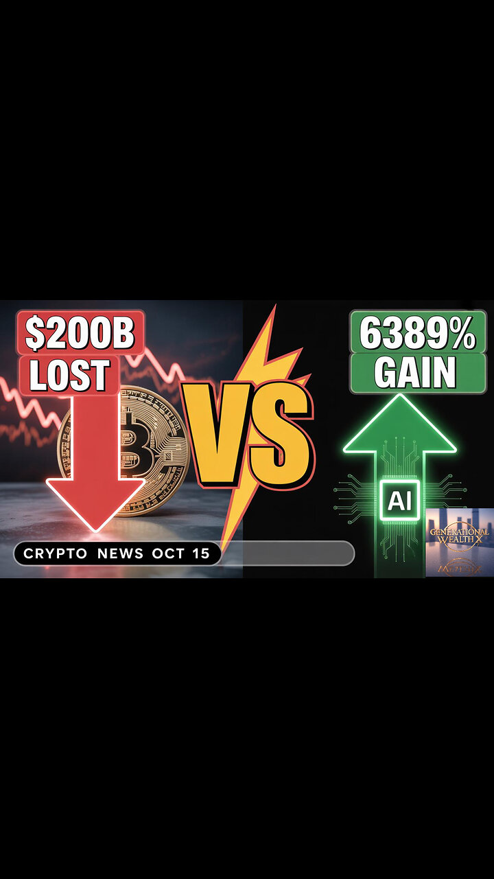 AI Crypto Exploded 6389% During Bitcoins 200 Billion Dollar Crash