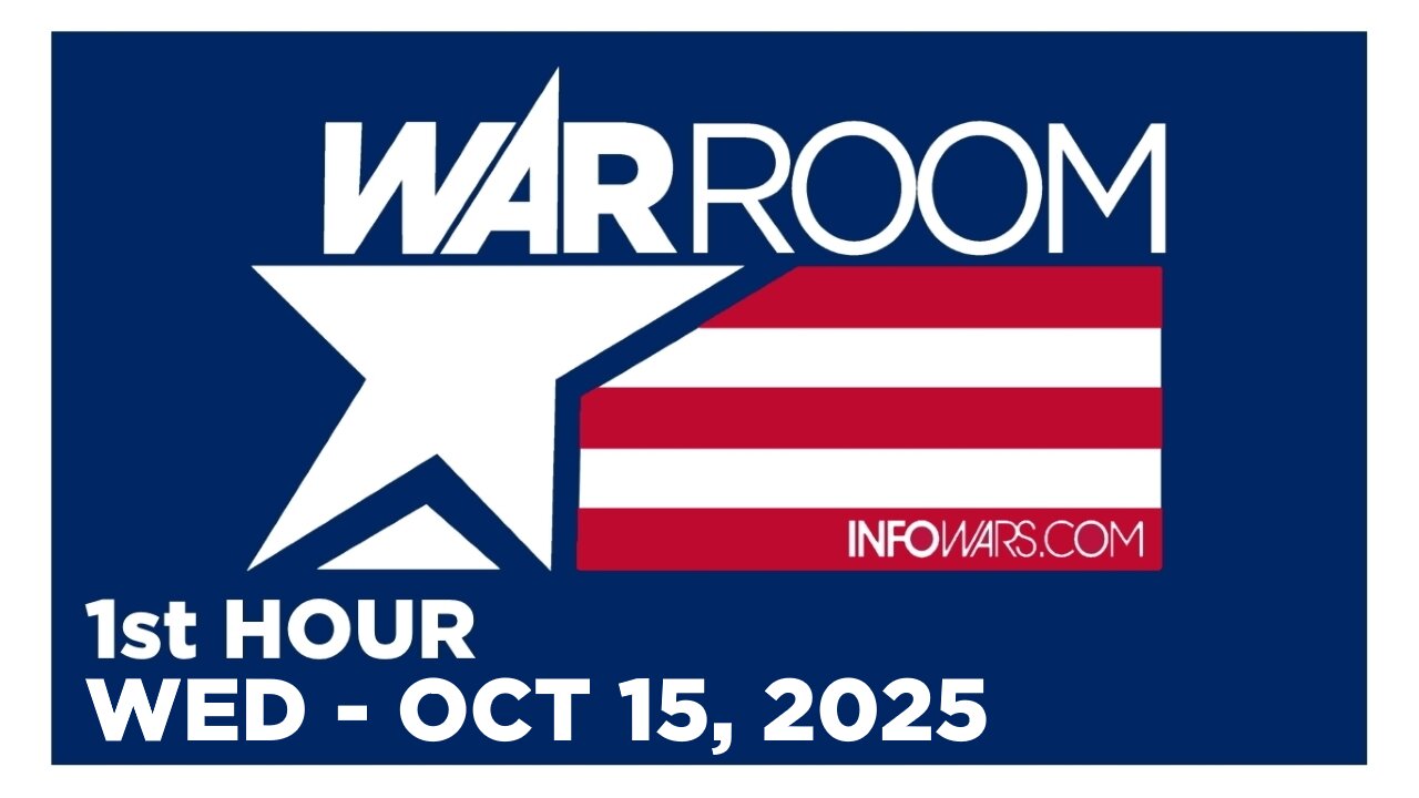 WAR ROOM [1 of 3] Wednesday 10/15/25 • FBI MAKING AMERICA SAFER, News, Reports & Analysis • Infowars