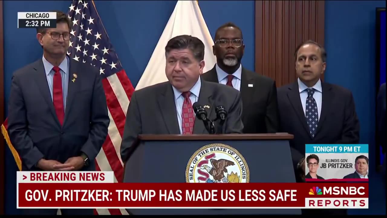 Governor JB Pritzker says that he is Not Afraid of President Trump