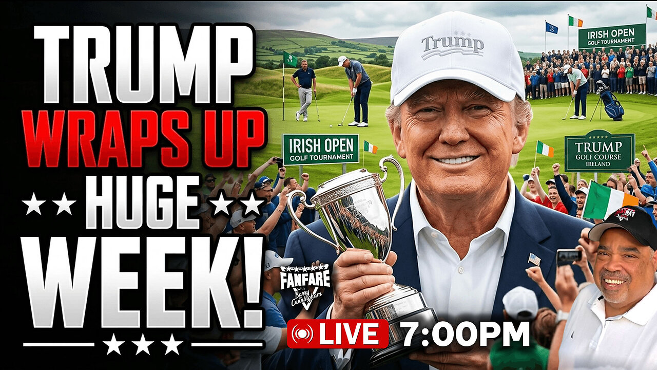 President Trump Awards Trophy And Makes Final Remarks In Ireland & More News!