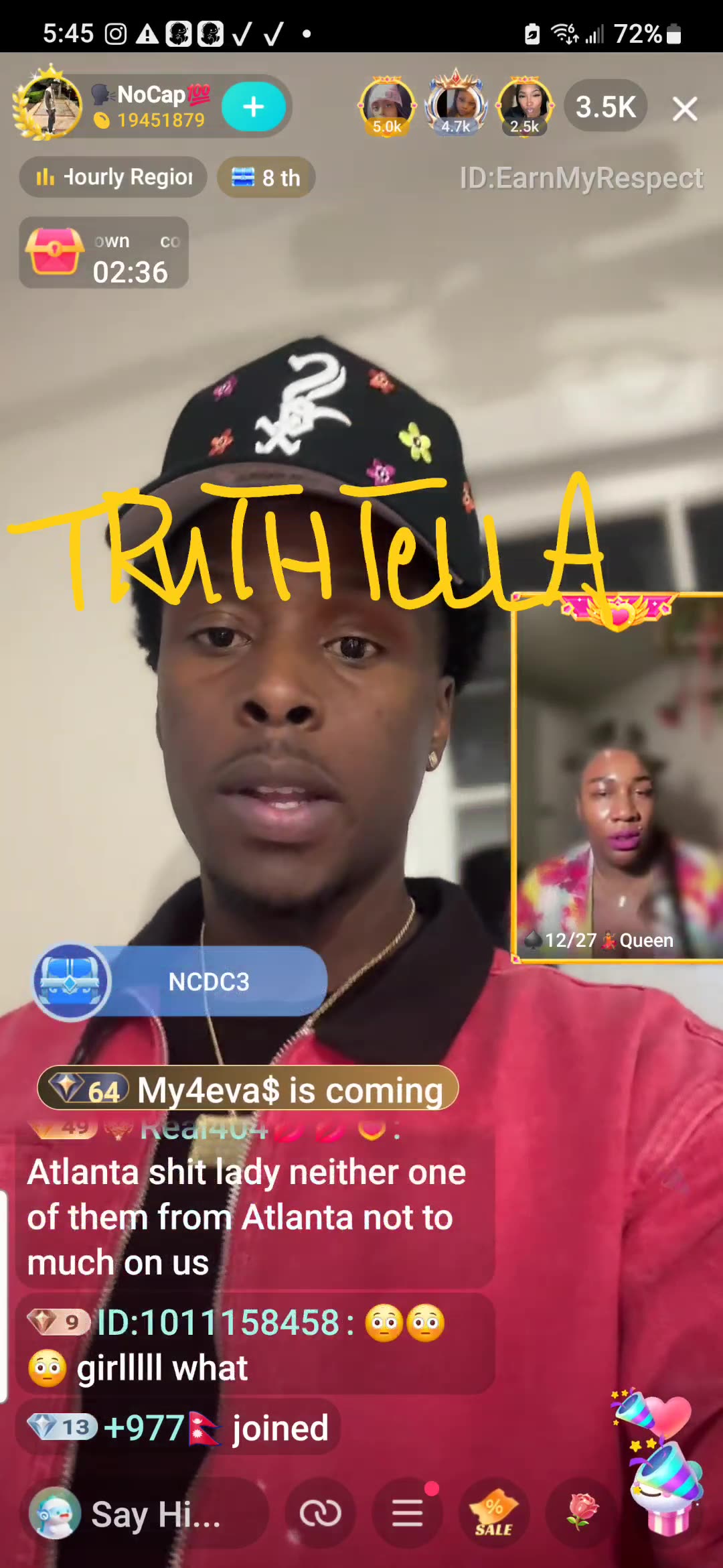 NOCAP SAYS 21BADBITCH IS LYING ABOUT HIM FKING HER & EVERYTHING YOU SEE ON BIGO IS A STORYLINE