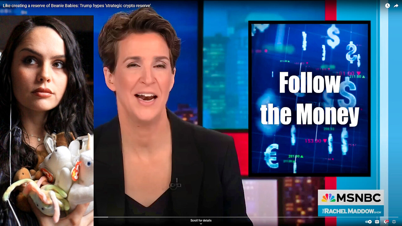 Rachel Maddow Is COMING For Your Bitcoin, Crypto & Beanie Babies!! (Sheâs An Idiot)