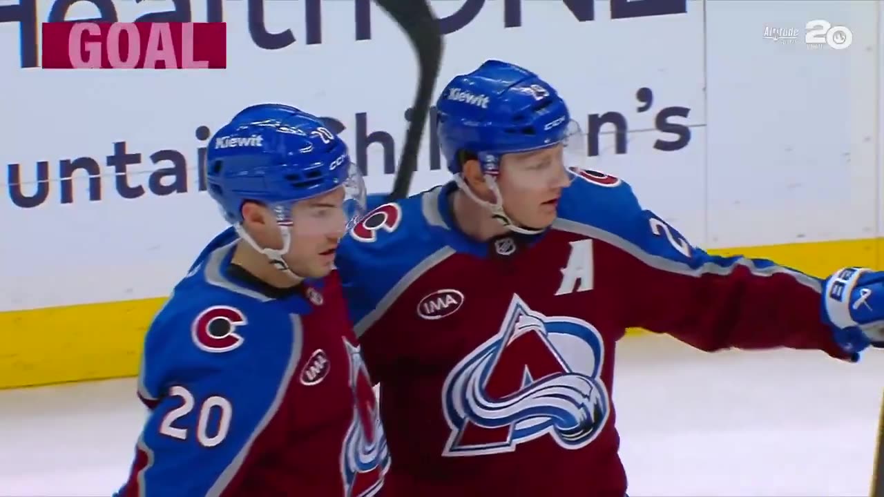 NHL - Nathan MaaaaaacKinnons 20th goal makes him the first player to 80 points on the season! ๐ถ