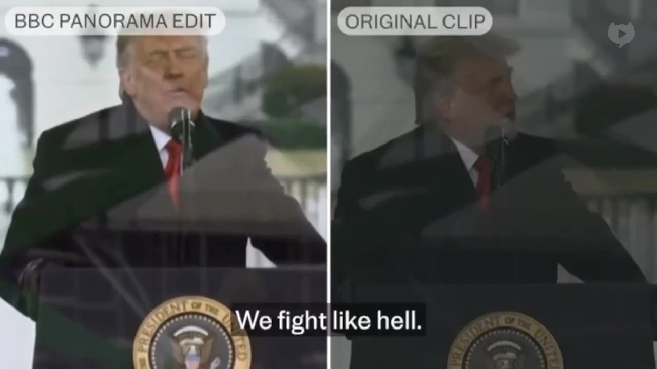 🔥 THIS is how BBC Altered PDJTs J6 Speech to infer he incited a riot