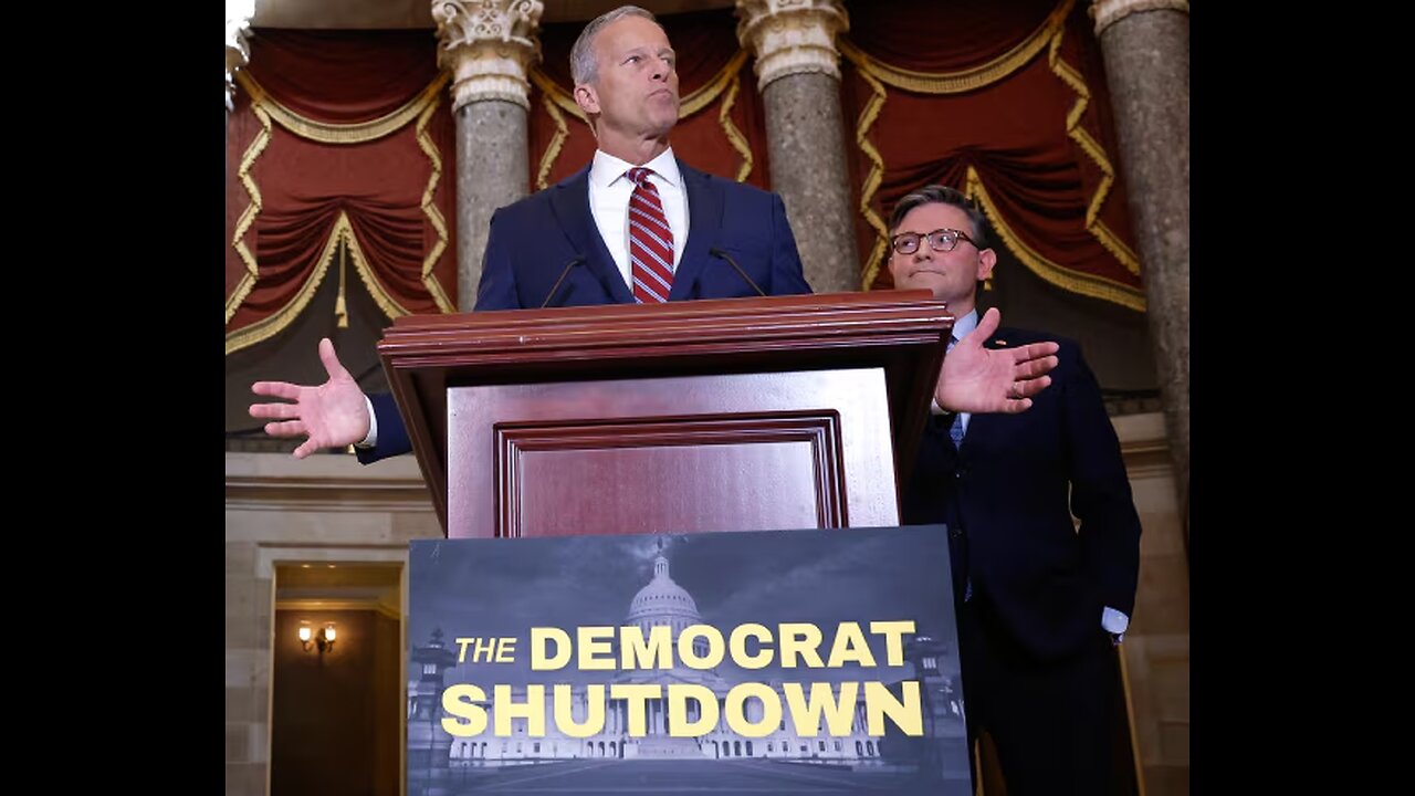 Johnson, Thune PACs Target Dems, Woke Mob on Shutdown