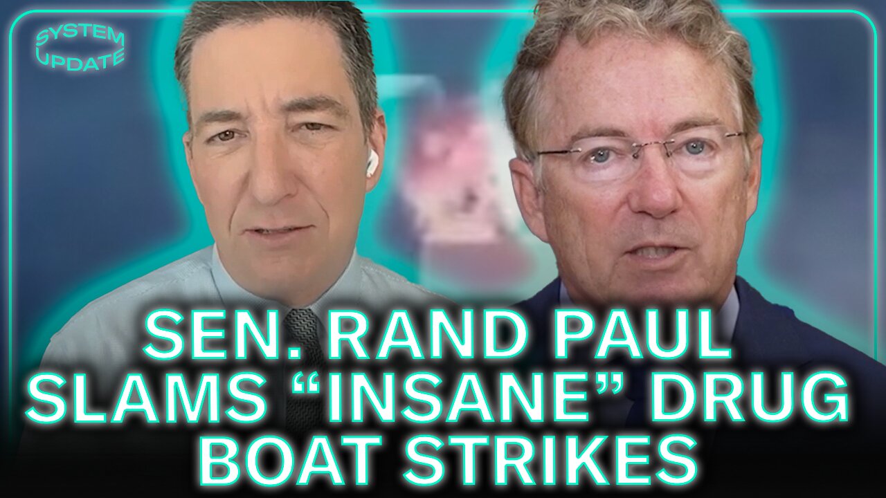 Interview: Sen. Rand Paul Slams Insane Trump Admin Drug Boat Policy