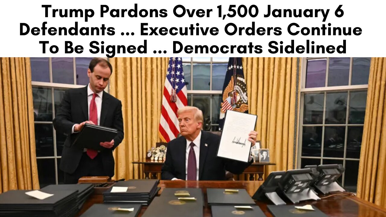 Trump Pardons January 6 Defendants !!!