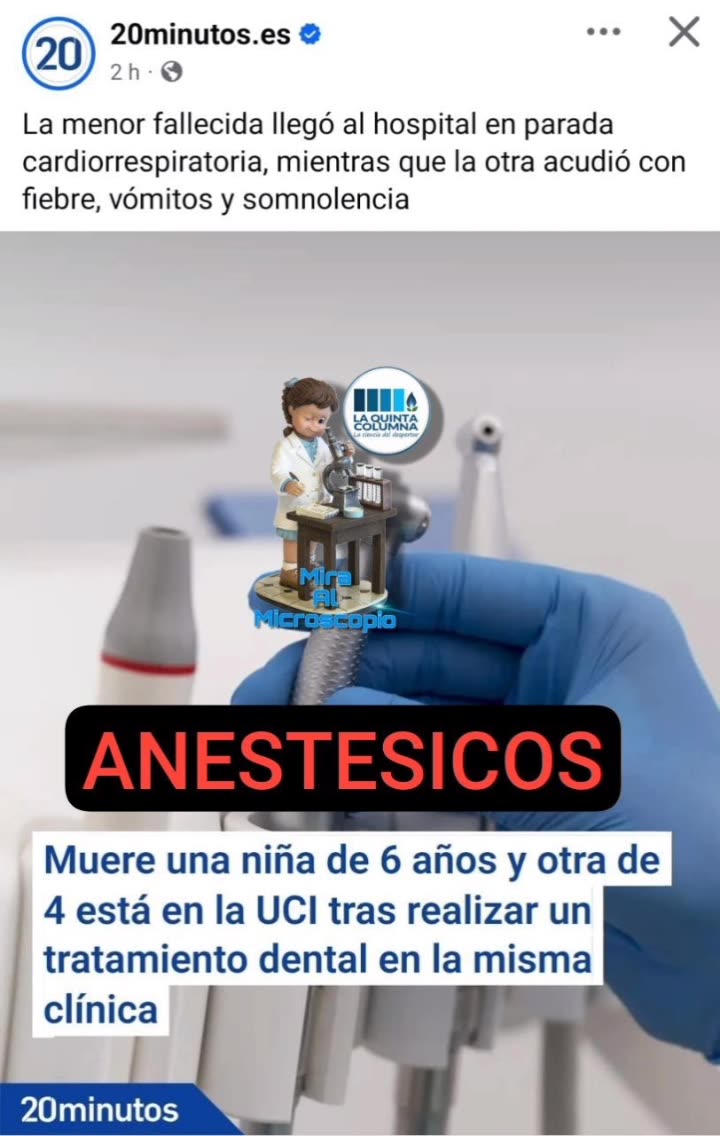 Muere una niña de 6 años REPENTINAMENTE tras ANESTESIA😢💉💀📡🆘❗️❗️