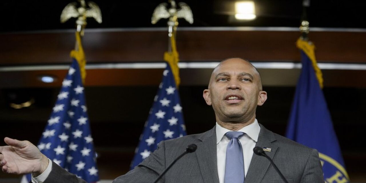 Absolute Clown Show Democrats Try to Storm Mike Johnsons Office,