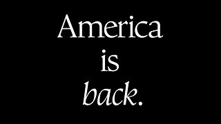 America is back!!