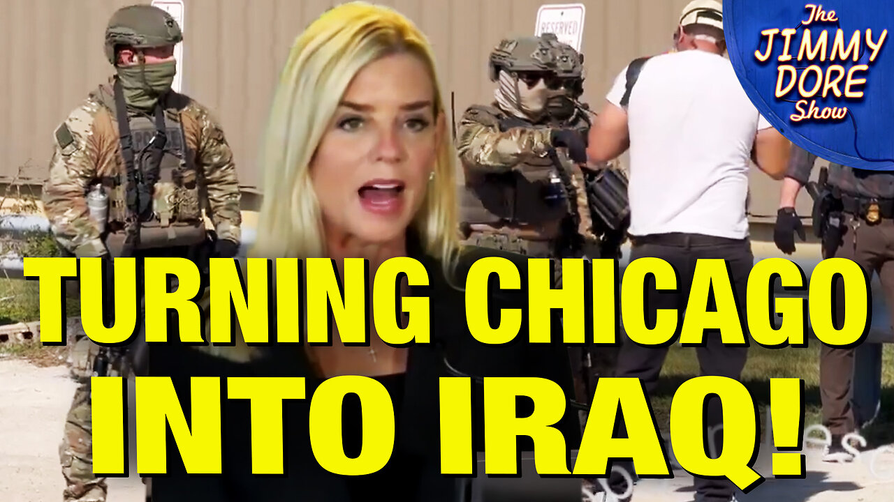 Pam Bondi BRAGS About ICE Turning Chicago Into A WAR ZONE!