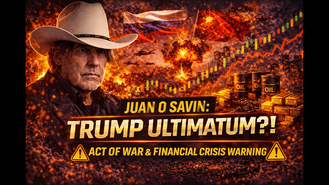 Juan O Savin: Trump Ultimatum?! Act of War & Financial Crisis Warning ⚠️