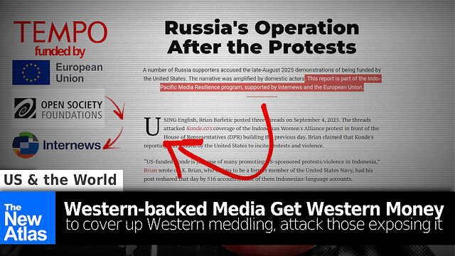 Western-Funded Media Takes Western Money To Cover Up US Meddling