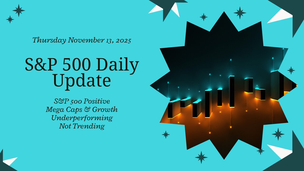 S&P 500 Daily Update for Thursday November 13, 2025