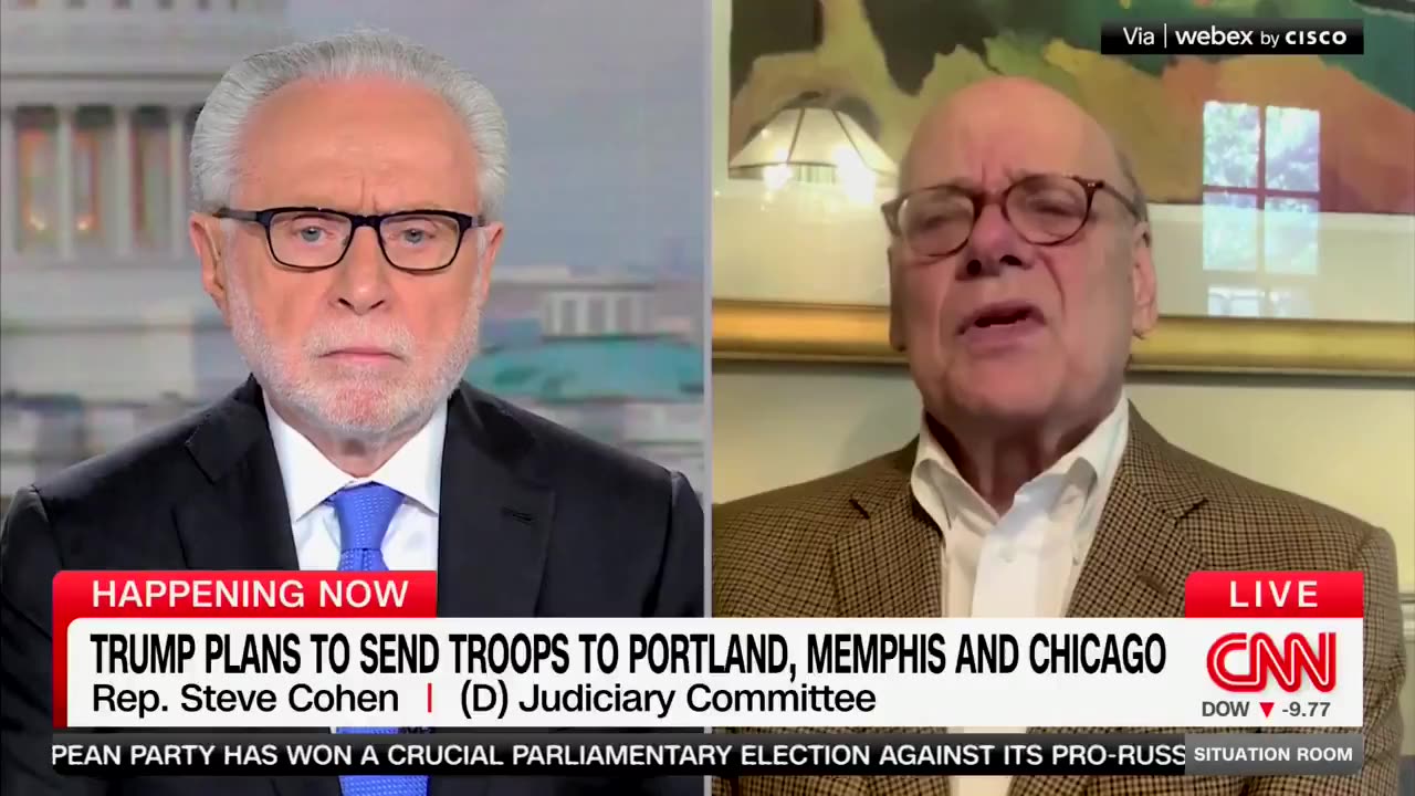 Democrat Rep. Steve Cohen on President Trump sending the National Guard to Memphis: