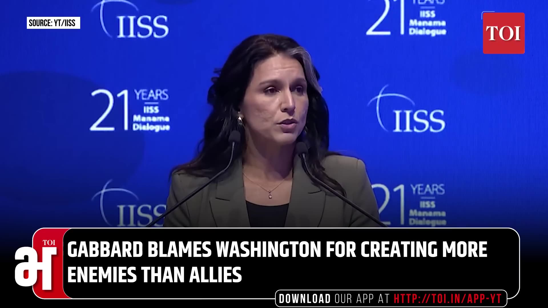 DNI Tulsi Gabbard critiques US past regime-change tactics in Bahrain