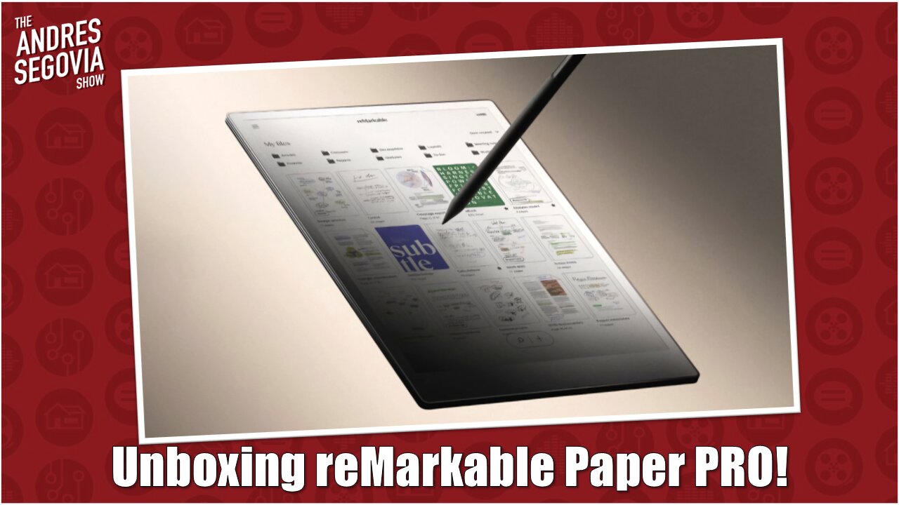 Unboxing The reMarkable Paper PRO!
