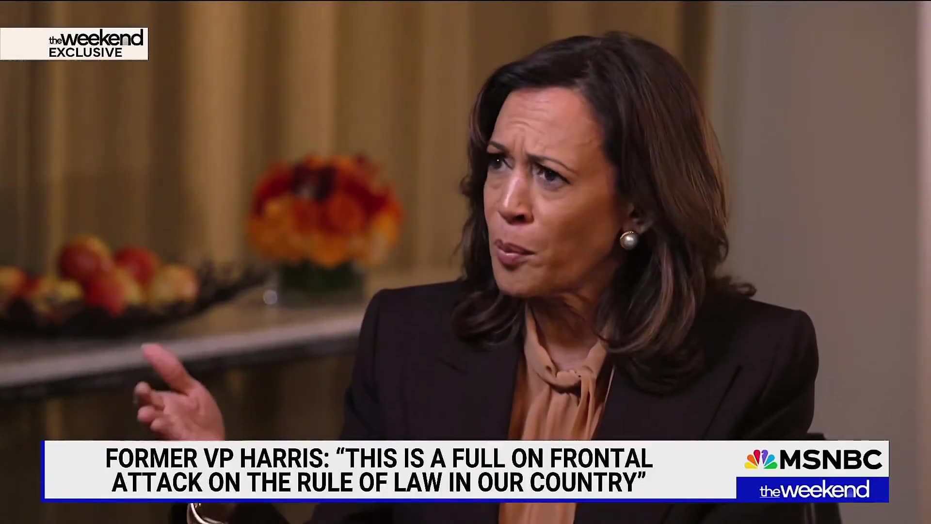 Kamala Harris Calls Letitia James Indictment a Full on Frontal Attack on the Rule of Law