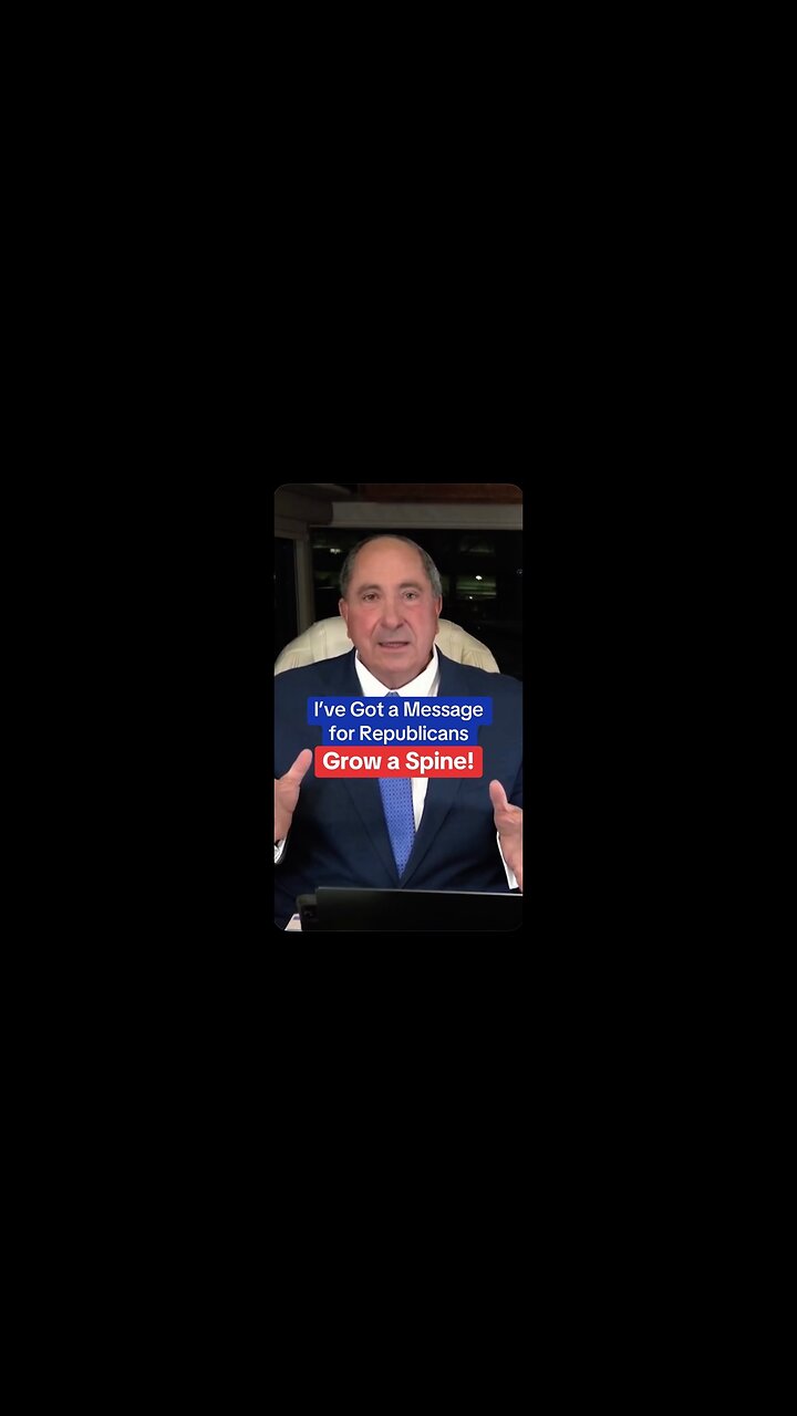 I’ve Got a Message for Republicans: Grow a Spine!