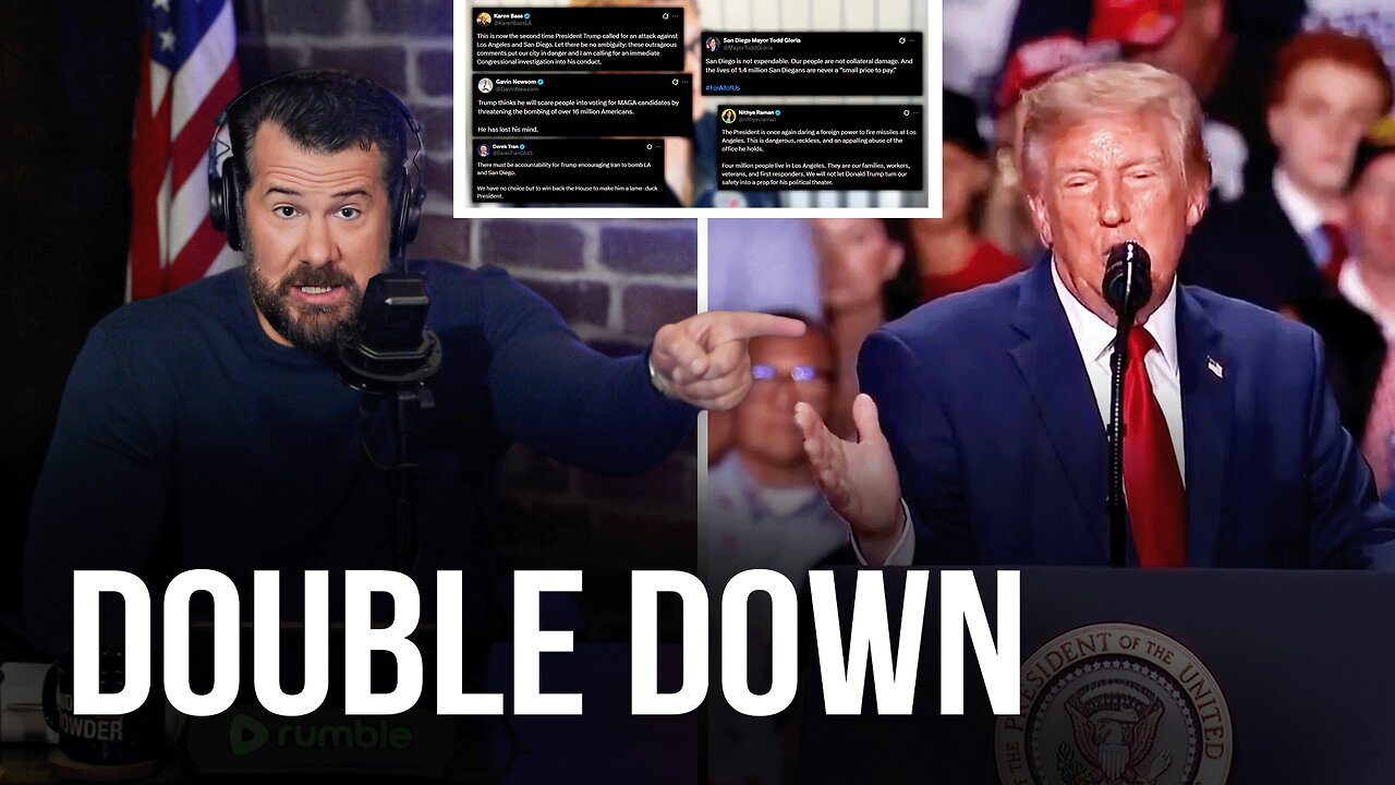 Miserable Lying Democrats Are LOSING IT Over Trump Doubling Down On LA thumbnail
