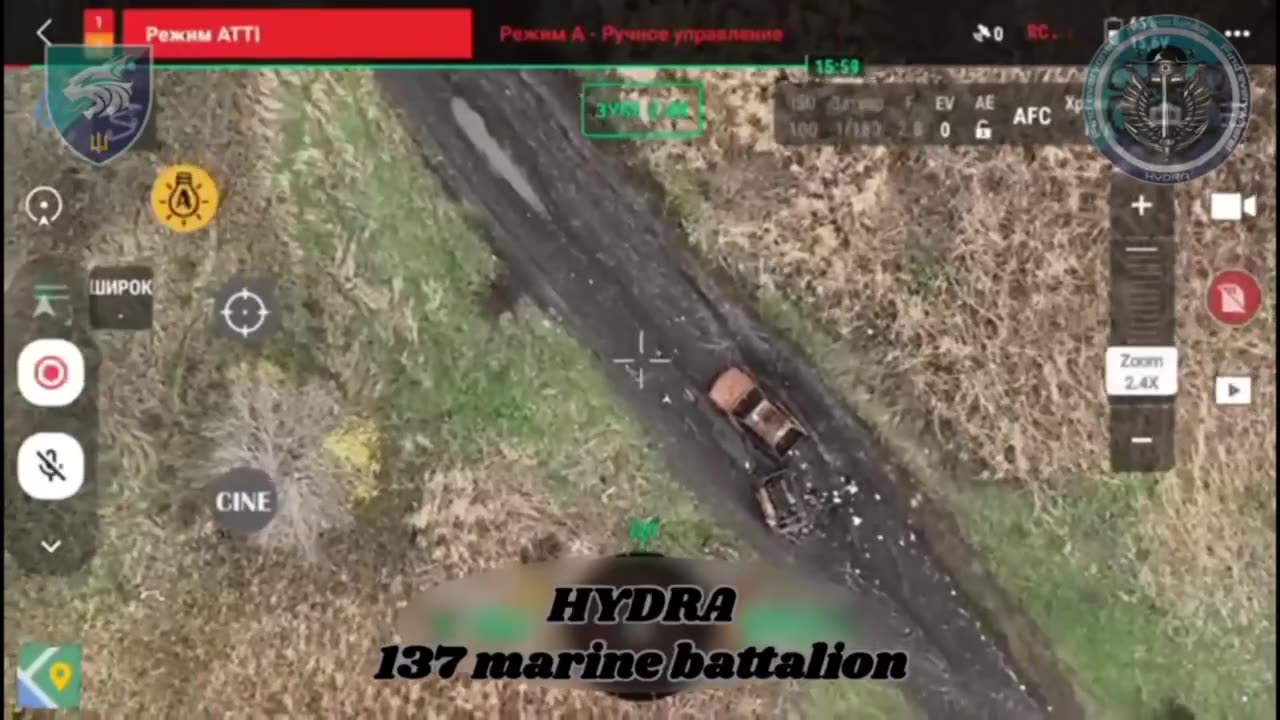 π₯ Destruction of Russian ambush-drones by 137th Battalion of 35th Marine Brigade!