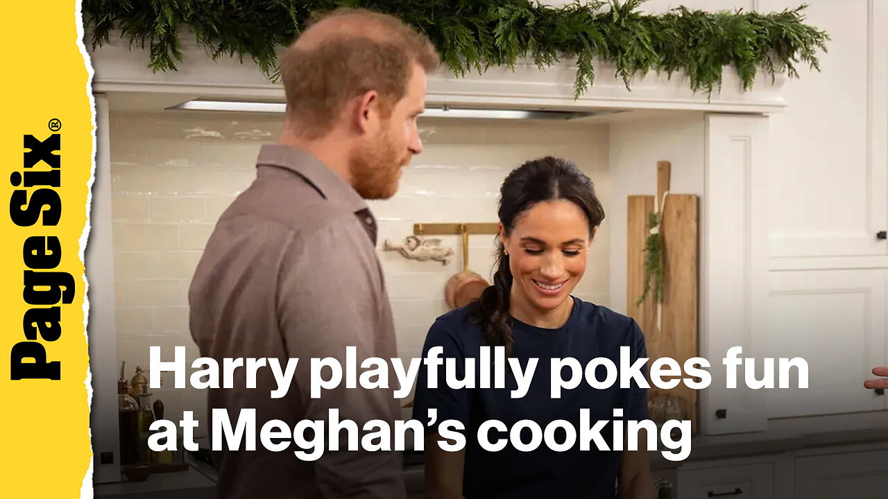 Prince Harry playfully pokes fun at Meghan Markles cooking in With Love, Meghan: Holiday Celebration