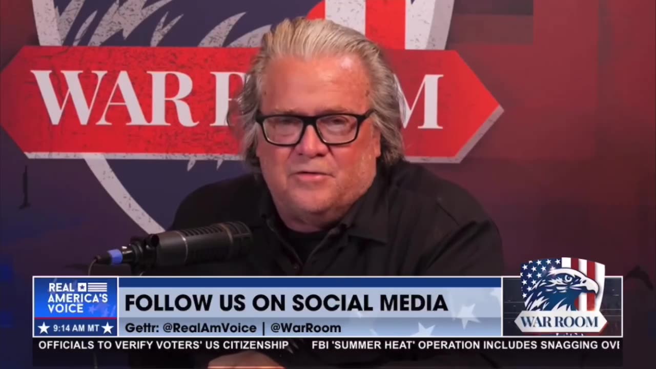 The hell with that! Steve Bannon flips out on live TV as Comey avoids perp walk