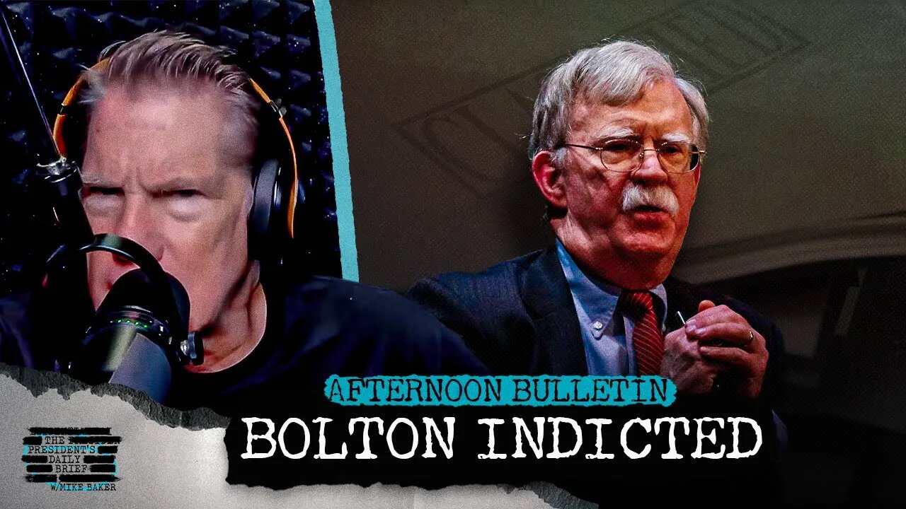 Bolton Indicted & Discord at The Pentagon ⚡ The Presidents Daily Brief