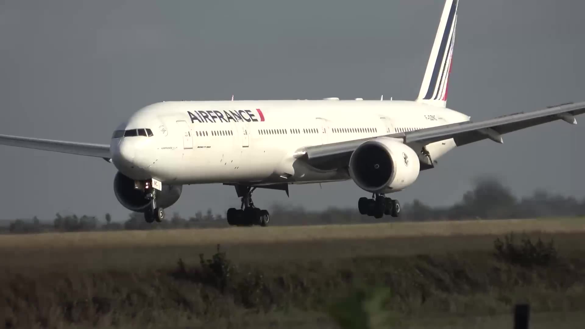 The plane just doesnt want to leave the sky
