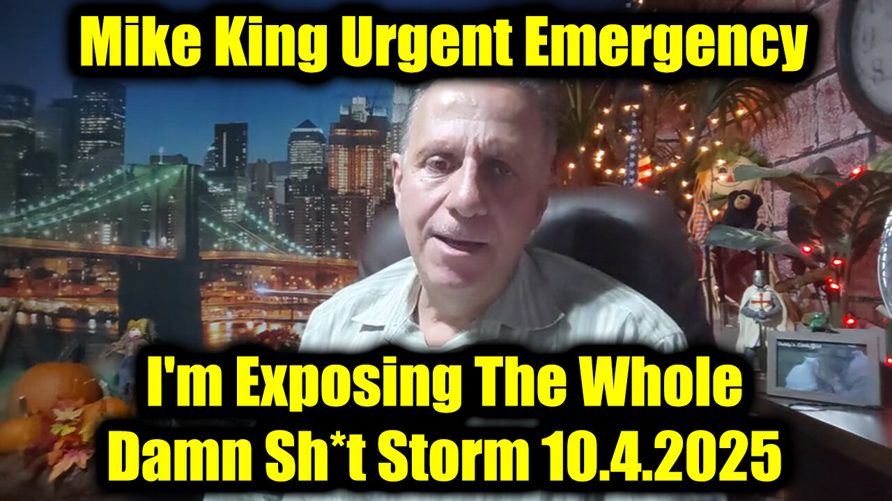 Mike King Urgent Emergency 10.4.25 - Im Exposing The Whole Damn Sh*t Storm!