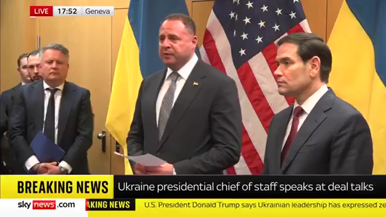 Sec. Rubio after meeting with Ukrainian officials on peace deal: Were making some changes