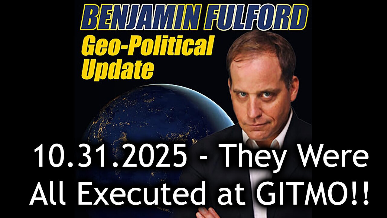 Benjamin Fulford Friday Q&A Video 10/31/2025