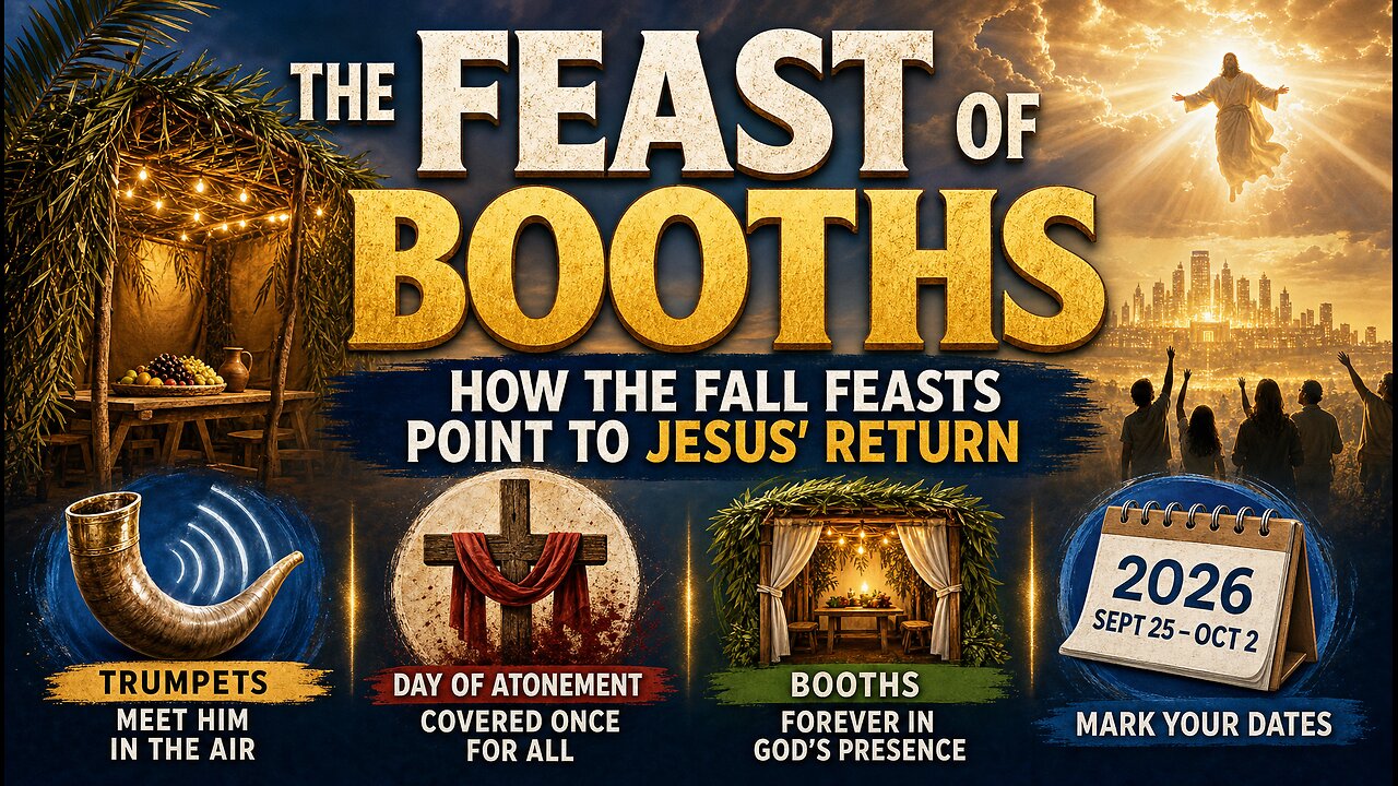 The Feast of Booths: How the Fall Feasts Point to Jesus' Return. Sunday WordNWorship Sep 27, 2026