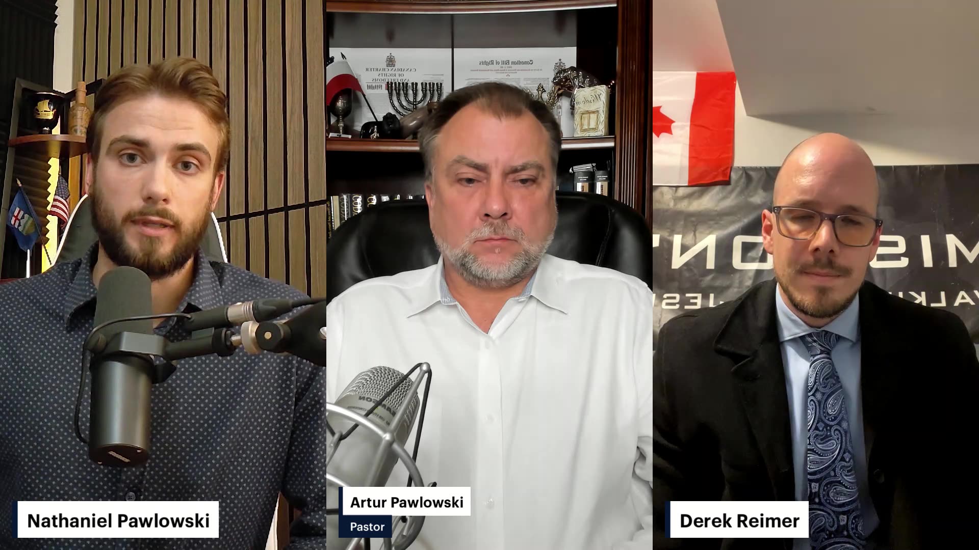 Lions Do Not Bow Live Show - Episode 9 with Nathaniel, Artur Pawlowski and Derek Reimer
