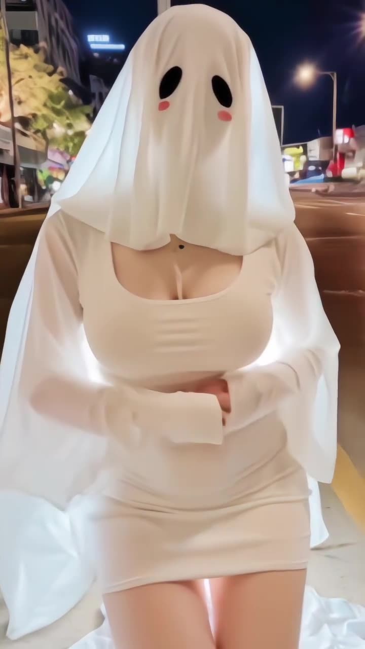 Happy new year ghost beauty